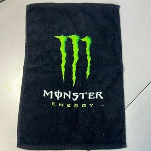 Monster Energy Printed Bar/Hand Towel 12 X 18” Y2K—GUC